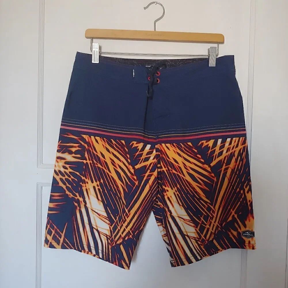 O'Neill Men's Hyperfreak Apocalypse Board Shorts Swim Trunks Size 32